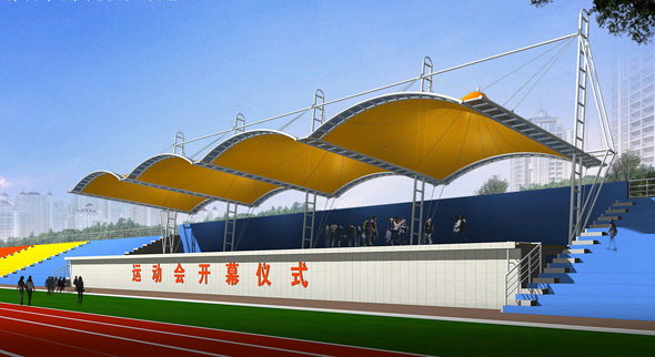 充氣膜籃球館